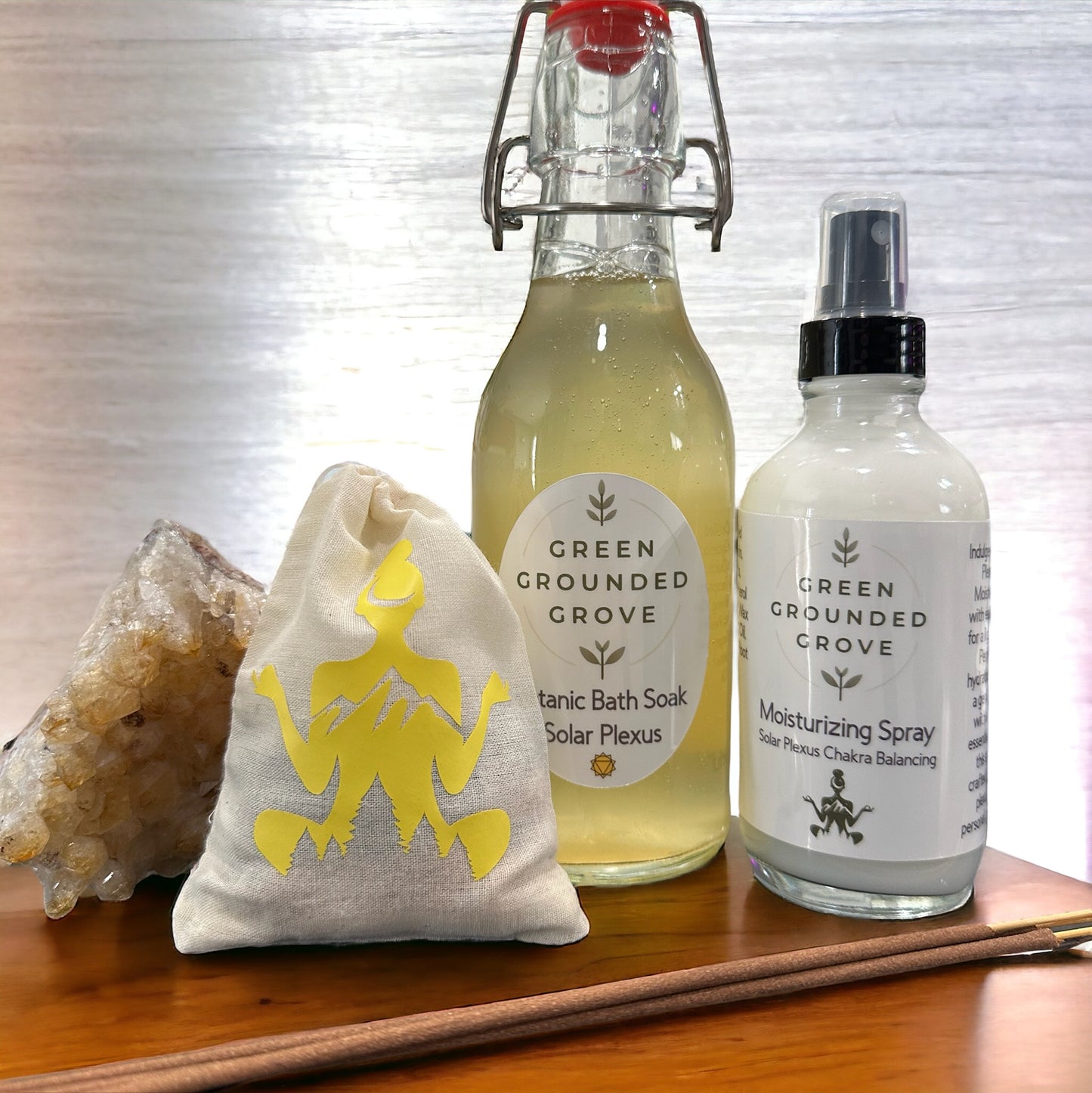 Bath Experience Box Set - Solar Plexus Chakra